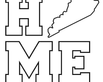 HOME Appliquépatroon - Kentucky, knutselen, quilten