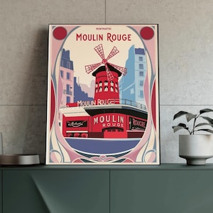 Moulin Rouge posters - Art Deco Prints - Moulin Rouge prints - wall art - Vintage posters - gifts for her - Decor - gifts for him - gifts