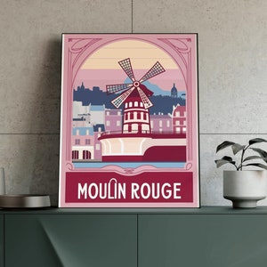 Moulin Rouge posters - Art Deco Prints - Moulin Rouge prints - wall art - Vintage posters - gifts for her - Decor - gifts for him - gifts