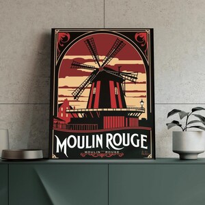 Moulin Rouge posters - Art Deco Prints - Moulin Rouge prints - wall art - Vintage posters - gifts for her - Decor - gifts for him - gifts