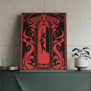 Moulin Rouge posters - Art Deco Prints - Moulin Rouge prints - wall art - Vintage posters - gifts for her - Decor - gifts for him - gifts