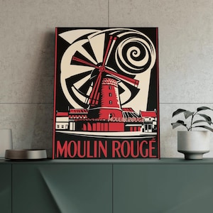 Moulin Rouge posters - Art Deco Prints - Moulin Rouge prints - wall art - Vintage posters - gifts for her - Decor - gifts for him - gifts