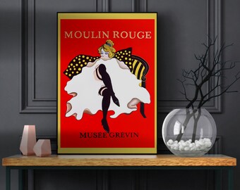 Art Deco prints - Moulin Rouge posters - 1920s posters - wall art - Vintage posters - gifts for her - home decor - gifts for him - gifts