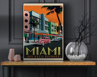 Art Deco prints - City wall art - 1920 prints - city prints - gifts for him - gifts for her - City poster - wall art - vintage posters