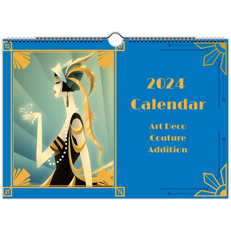 2024 Art Deco Calendar Bobby Christa