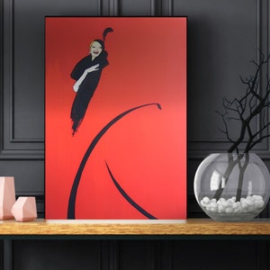Rene Gruau print - 1920s posters - Art Deco prints - Rene Gruau poster - - 1920s prints - fashion prints - Wall art - gifts for her - gifts