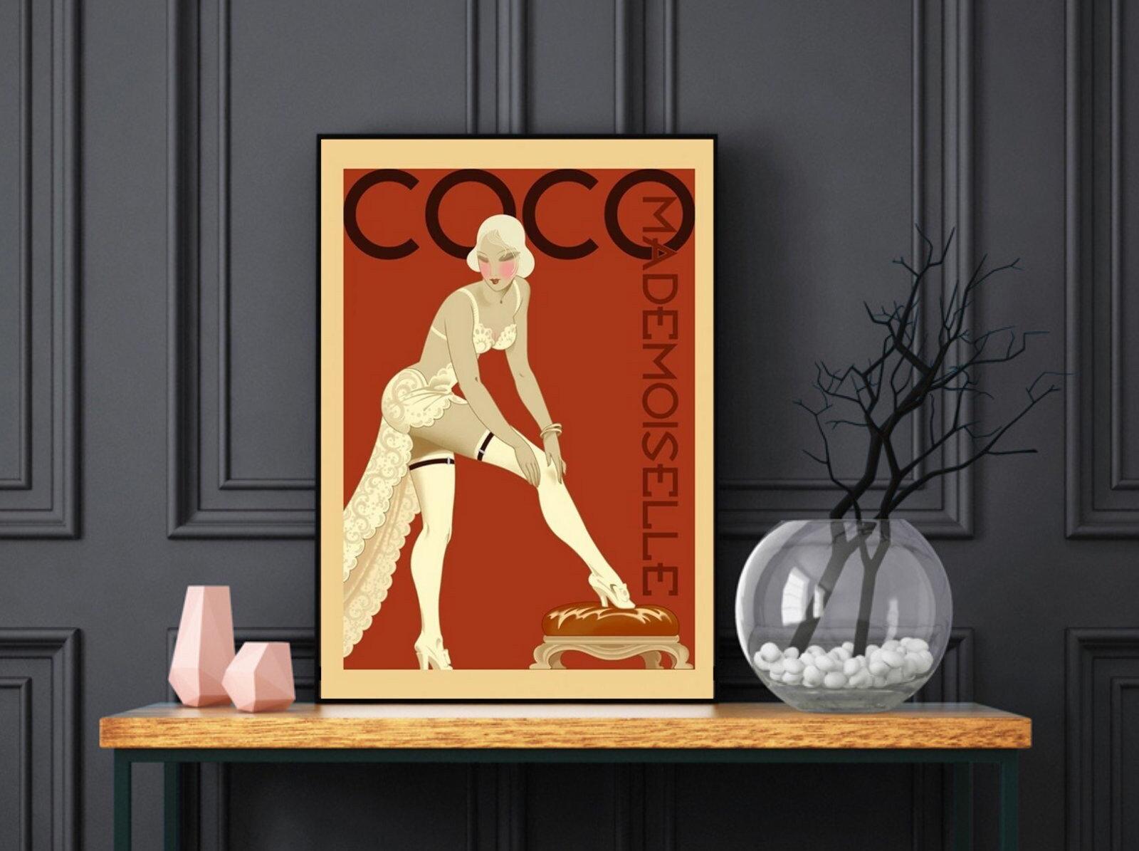 Coco Mademoiselle 水彩画 Chanel Coco Mademoiselle Perfume Artworks & Paintings For
