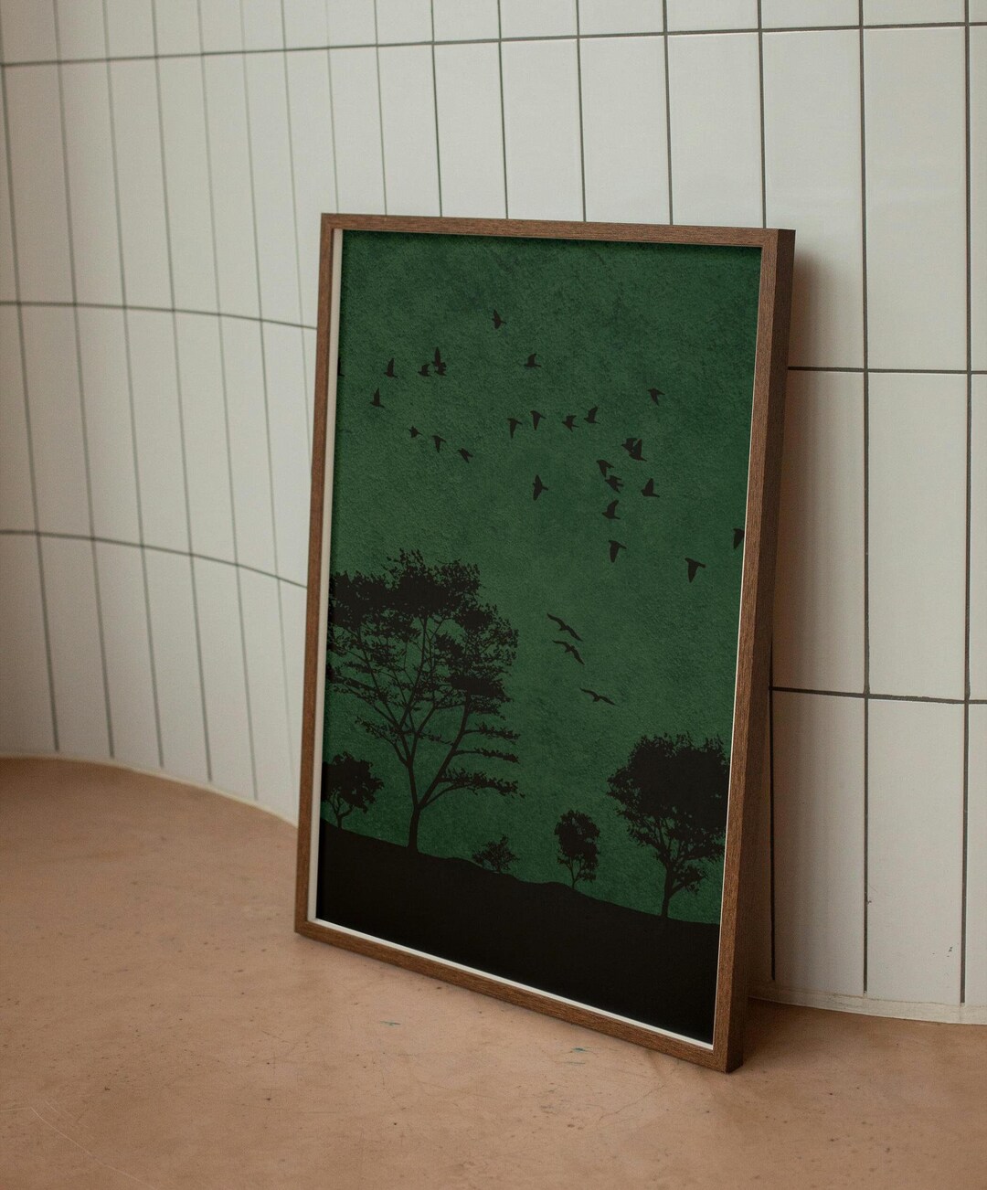 Emerald Green Cloud Print, Emerald Green Wall Art, Abstract Art Print ...