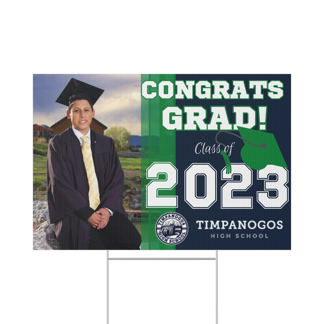 Graduation Yard Sign Class of 2023 Congrats Grad Graduation - Etsy