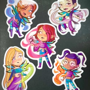 Naklejki W.i.t.c.h.