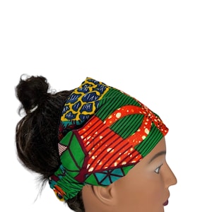 Satin-lined Headband| Satin Lined Turban|Ankara Print|African Hair Accessories| Women Headbands|African wax print