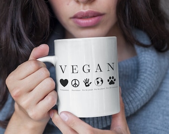 Vegan For Everyone Mug | Vegan Gifts | Vegan Meme | Vegan Mug | Vegan Present | 11oz Mug