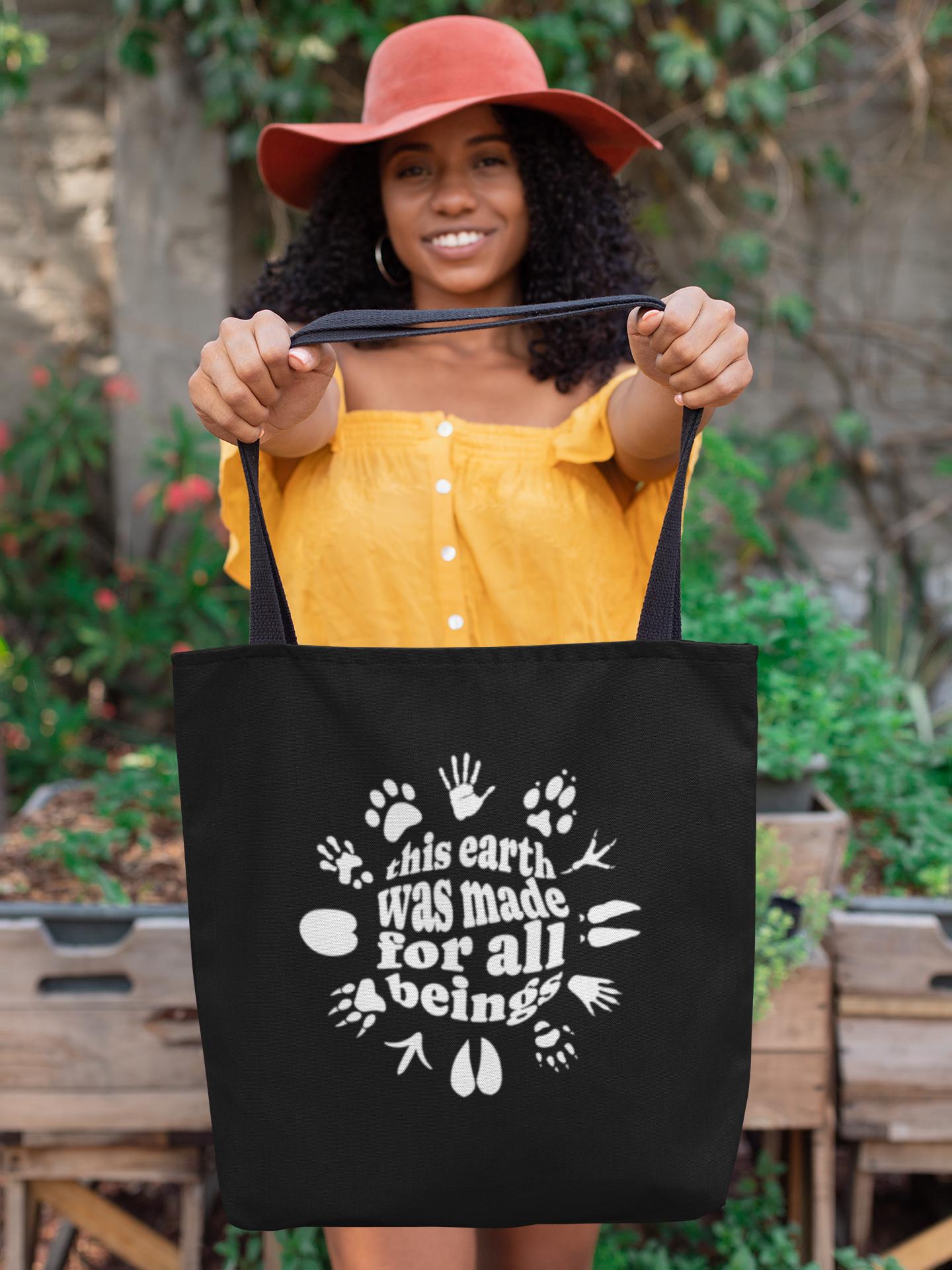 Vegan Generation Eco Tote Bag, Stop Speciesism, Gift for Vegans, Plant Based Friends, Animal Liberation Rights Activism, Welfare Protection