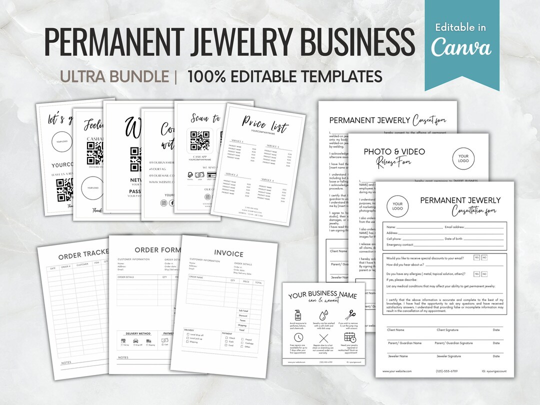 Permanent Jewelry Business Starter Kit, Permanent Jewelry Warranty Care