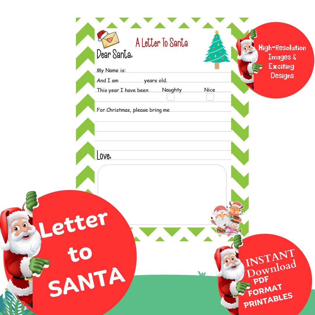 Letter To Santa Kids Letter To Santa Santa Claus Letter Etsy letter-to-santa-kids-letter-to-santa-santa-claus-letter-etsy