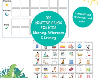 Weekly Kids Calendar, Printable Visual Schedule, Perpetual Calendar, Weekly Routine, Week At A Glance, Childrens Routine Chart, Kids Planner