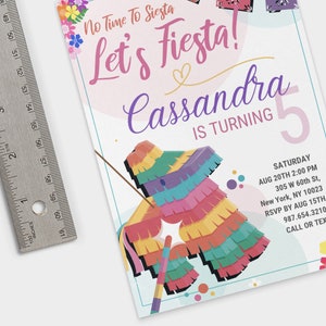 Piñata Fiesta Invitation Pinata Spanish Birthday Invitation Pinata Fiesta Party Digital Download Editable Invitation Printable Invite