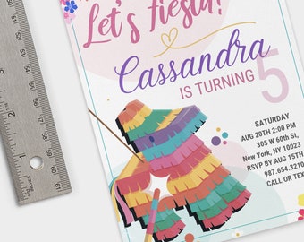 Piñata Fiesta Invitation Pinata Spanish Birthday Invitation Pinata Fiesta Party Digital Download Editable Invitation Printable Invite