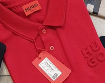 HUGO BOSS Drouts Regular Fit Polo Shirt - Red