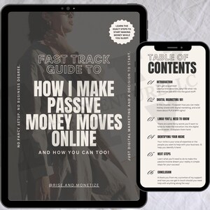 PASSIVE INCOME Digital Guide for Beginners | Learn How to Make Money Online | Digital Marketing & Affiliate Starter eBook PDF