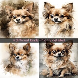 Chiwawa Dog Illustration, Digital Pictures, Digital Downloads, Chiwawa Illustrations, Only JPEG, Sublimation Prints, Chiwawa Prints, Dog