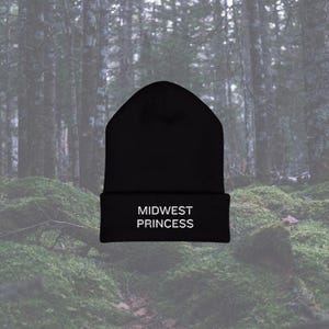 Midwest Princess Beanie Hat New Midwest Princess Embroidered Hat: Country Girl Y2K Style - Etsy main image 2
