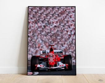PHOTO DE PRESSE vintage Formula 1,Schumacher,Ferrari,Mugello Compatible