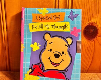 Vintage 90s Y2K Hallmark Winnie the Pooh Kids Journal / Diary