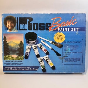Vintage 1990s Bob Ross Paint Set 