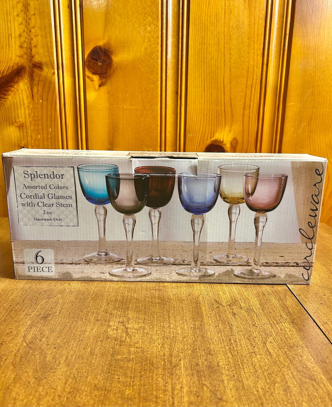 Vintage 90s Y2K Splendor Circleware Assorted Color Cordial Glasses - Etsy