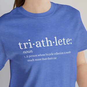 Triathlete Definition T-Shirt Gift for Triathlete Shirt Funny Triathlon Gift