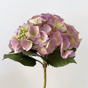 Artificial Real Touch pink Hydrangea flower