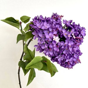 Artificial real touch purple Lilac