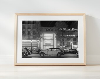 The Champs-Elysées, Paris, France, Sustainably Sourced,  Museum Quality, Archival, Giclee Fine Art Vintage Photography, Home Decor