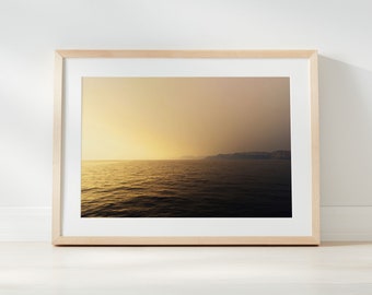 Sunset Over the Adriatic Sea, Sustainably Sourced,  Museum Quality, Archival, Giclee Fine Art Photography, Wall Art, Home Decor