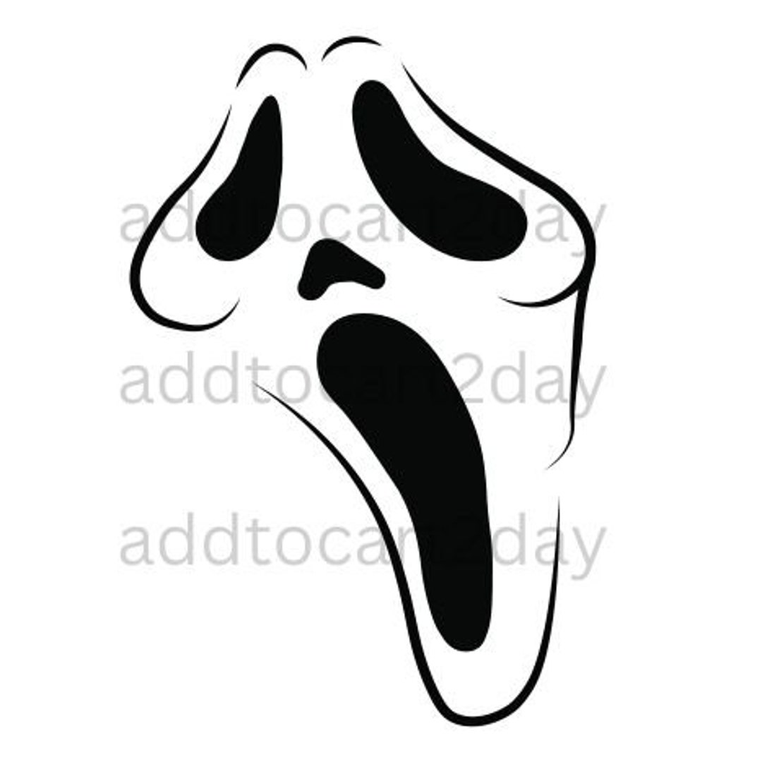 Ghostface Svg, Ghostface Png, Halloween Svg, Halloween Png, Scream ...