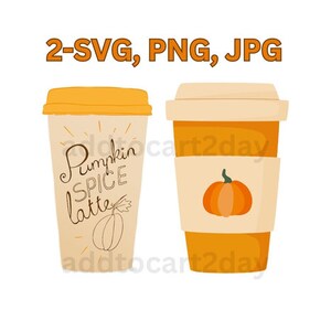 Pumpkin Spice Latte png, Pumpkin Spice Latte svg, Pumpkin Spice Latte Clipart, Fall latte PNG, Fall Latte svg, PSL, Fall Coffee Drink png