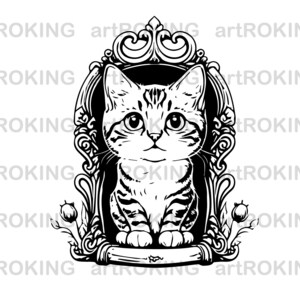 Chat mignon Svg, chemise chat mignon, vecteur de chat mignon, chat mignon imprimable, clipart chat mignon,