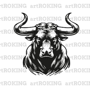 Bull Svg, Bull T-Shirt, Bull Vector, Bull Tattoo, Bull printable, Bull Clipart, Bull Sublimation