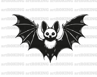 Bat Svg, Bat T-Shirt, Bat Vector, Bat Tattoo, Bat printable, Bat Clipart, Bat Sublimation