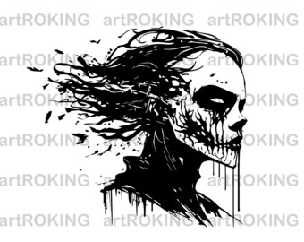Joker Vector Clipart: Printable T-Shirt Design (SVG)