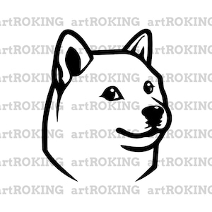 Dogecoin Svg, Dogecoin T-Shirt, Dogecoin Vector, Dogecoin Tattoo, Dogecoin printable, Dogecoin Clipart, Dogecoin Sublimation