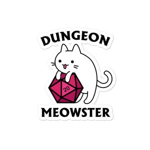 Arquivos Dungeon Meowster SVG para cricut - arquivos de corte separados - um para cada camada - dungeons and dragons d&d