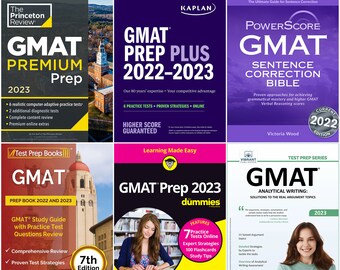 Top 100 GMAT Exam Prep Book Bundle | Premium OCR Enabled Digital Print | Updated 2023