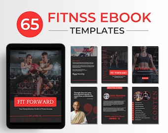 Fitness Ebook Template: Personal Trainer & Gym Plan (Canva Template)