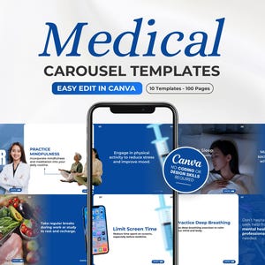 Karussell Vorlagen: Professionelles Branding (100 Vorlagen)