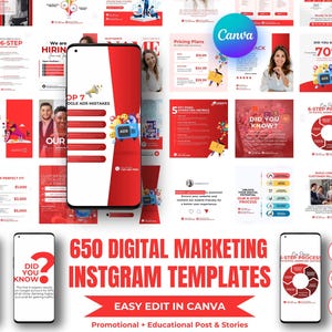 Digital Marketing Agency Template for Social Media Manager and Marketing Agency, Marketing bundle, Branding kit, Business Marketing Template
