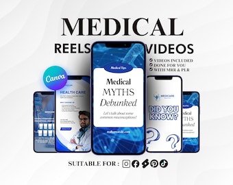 Reels médicos: Plantillas de videos de Instagram y TikTok para