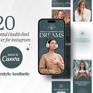 Spiritual Instagram Reel Covers: Mystical Canva Templates (Digital Download)