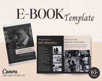 Coaching Ebook Template: Workbook & Lead Magnet (65 Pages) [Canva]